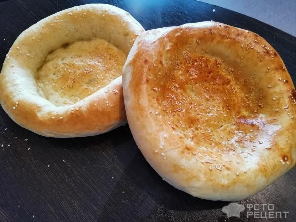 Рецепт: Узбекская лепешка - Как в тандыре, только дома