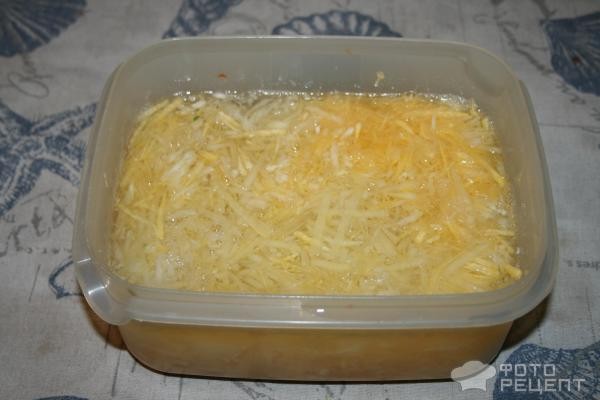 Рецепт: Драники запеченные - с картофелем и репой